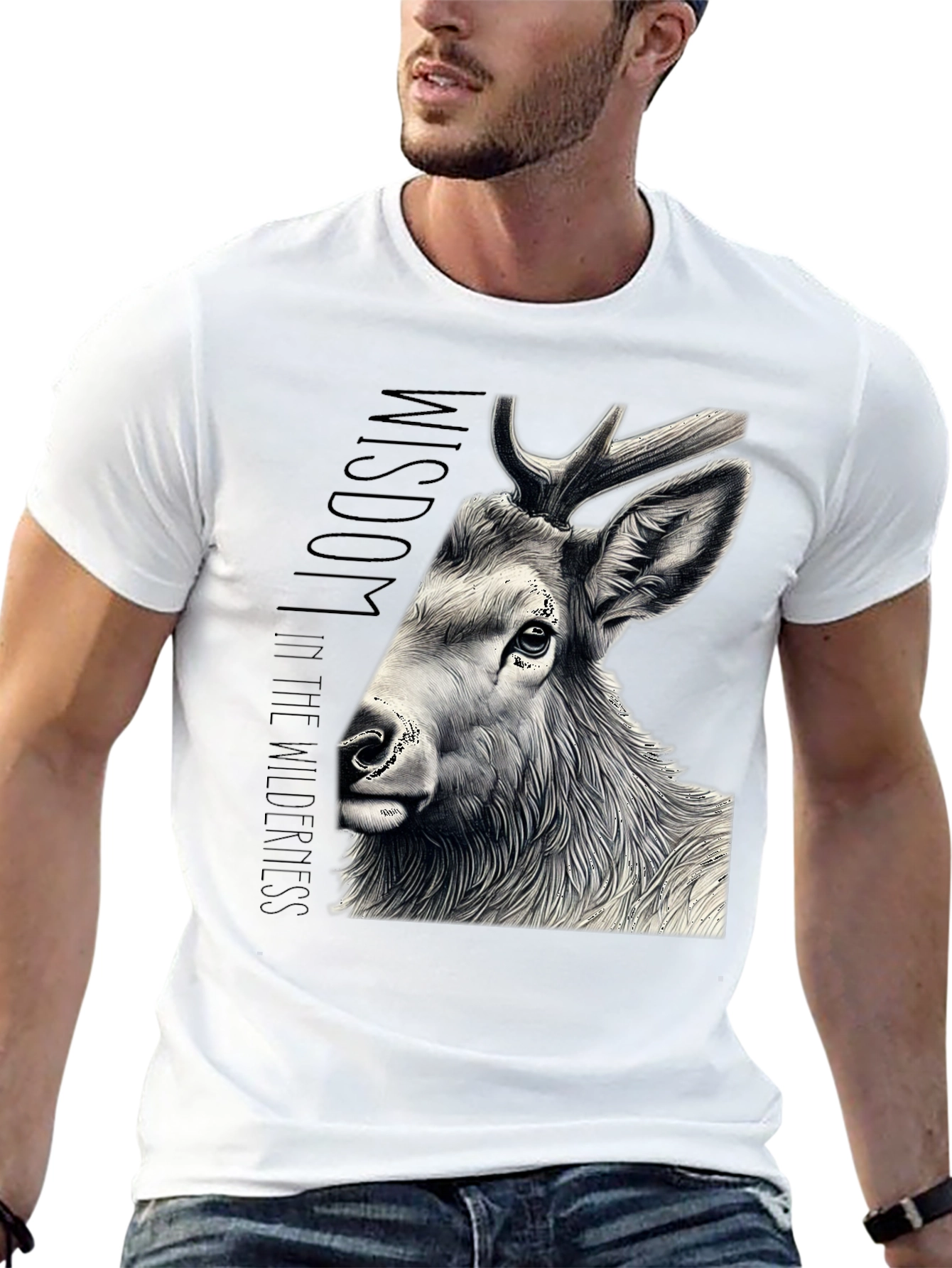 Wisdom in the Wilderness Deer Graphic Tee