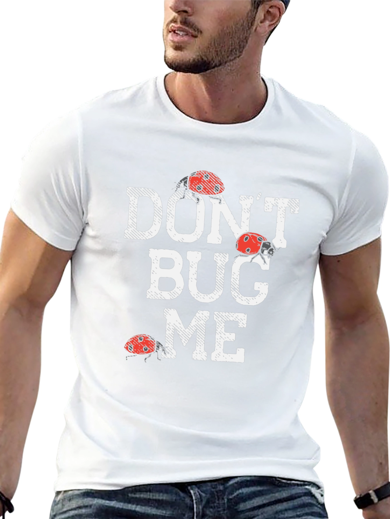 Dont Bug Me Graphic Tee - Funny Ladybug Shirt