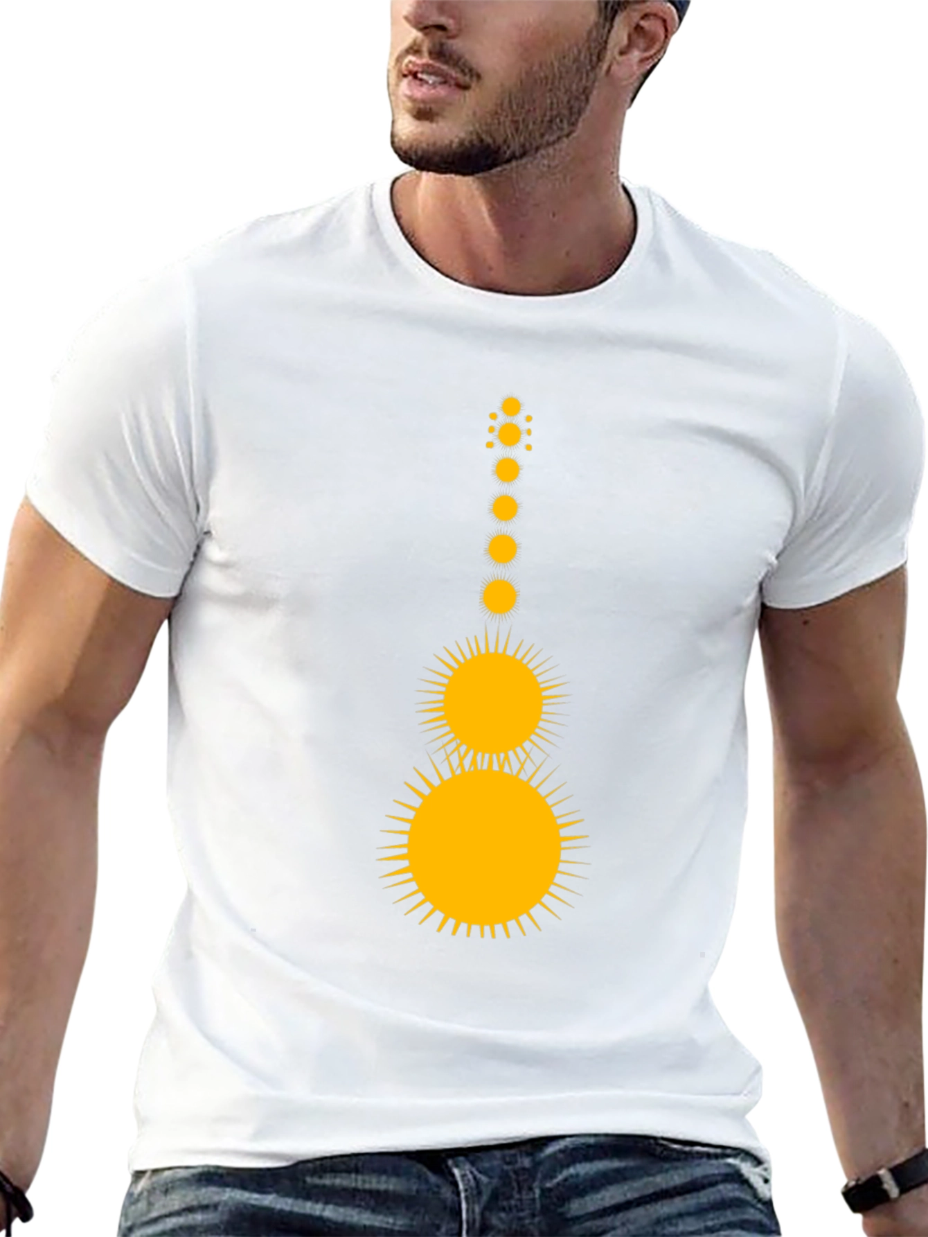 Solar Guitar Graphic Tee - Black