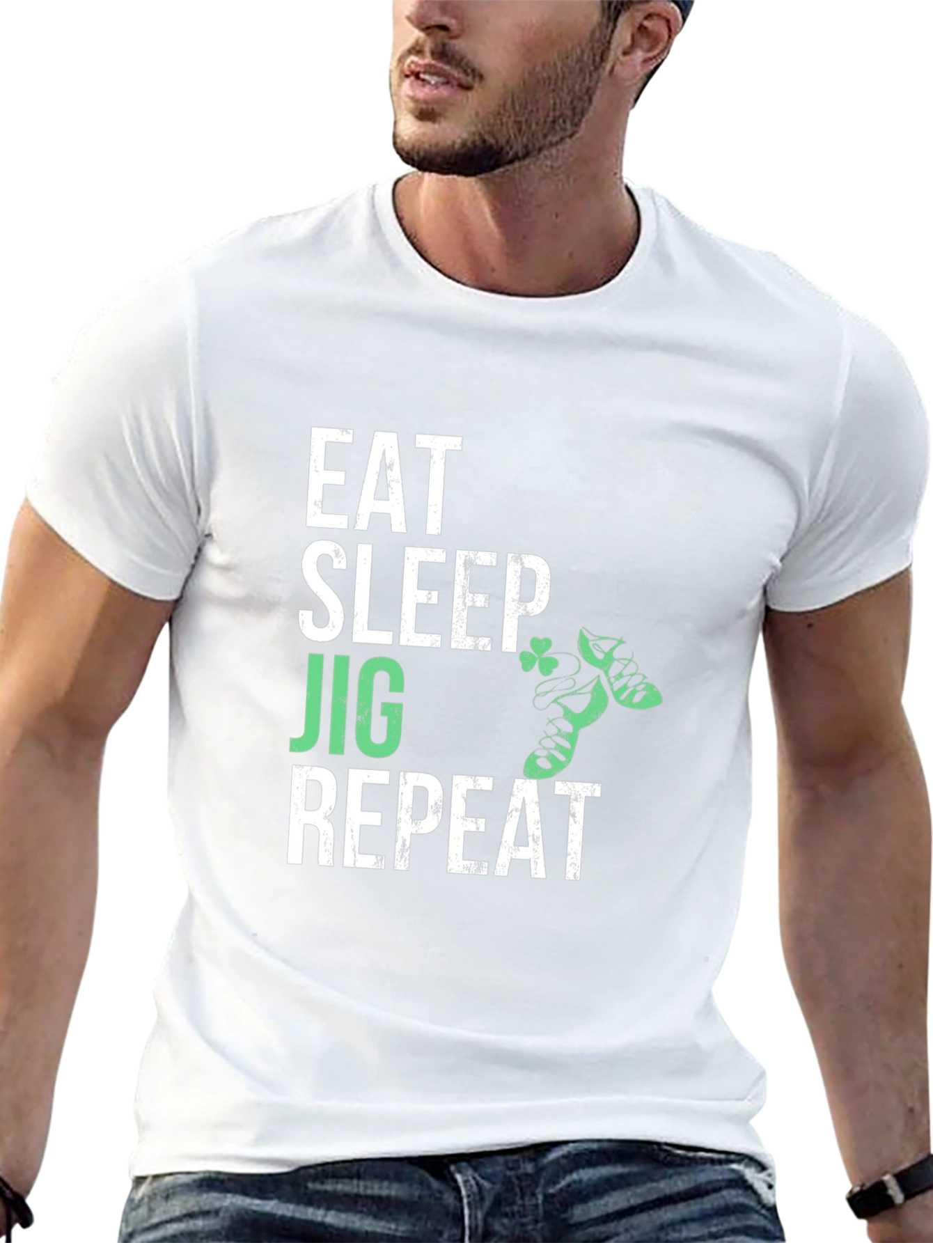 Eat Sleep Jig Repeat Irish Dance T-Shirt