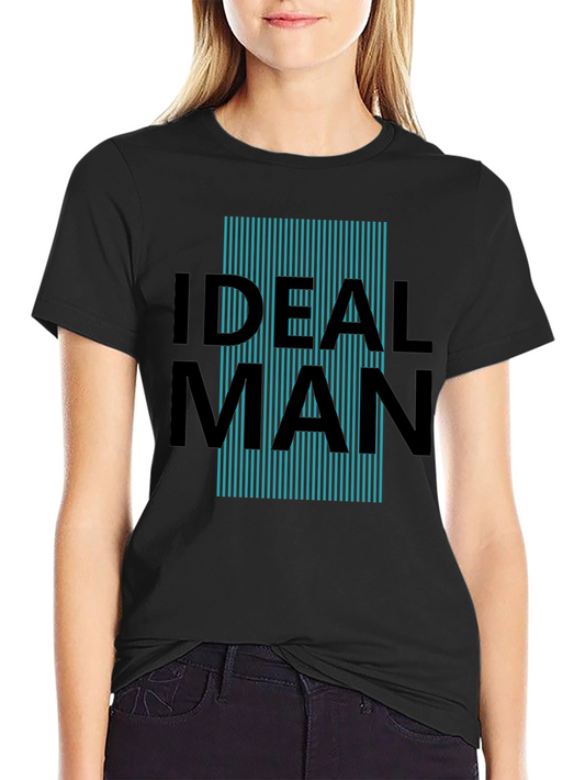 Ideal Man Graphic Print T-Shirt - Black