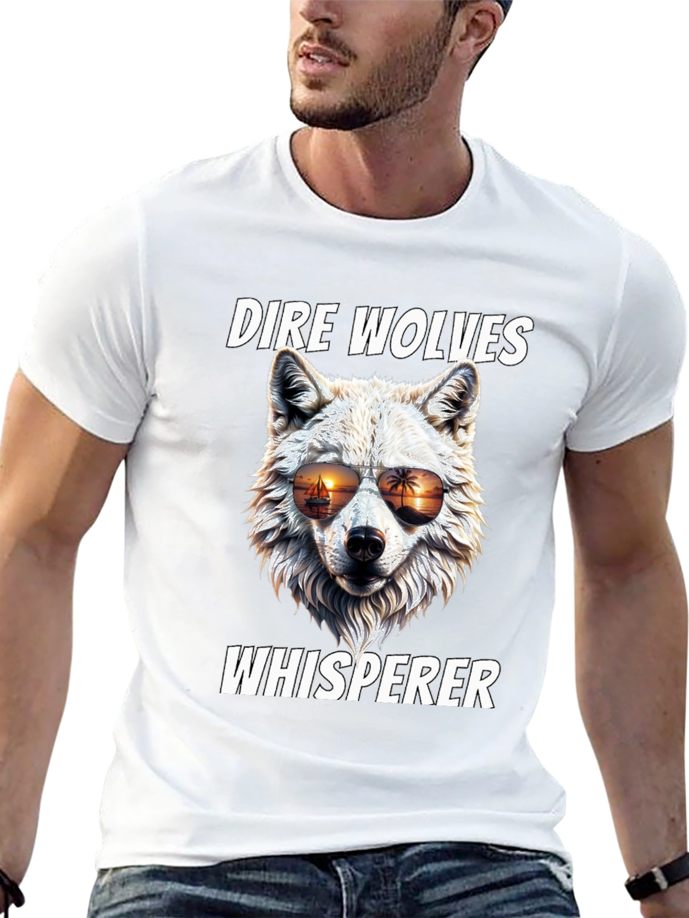 Dire Wolves Whisperer Graphic T-Shirt