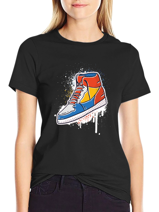 Sneaker Graphic Tee - Cool Trendy Style