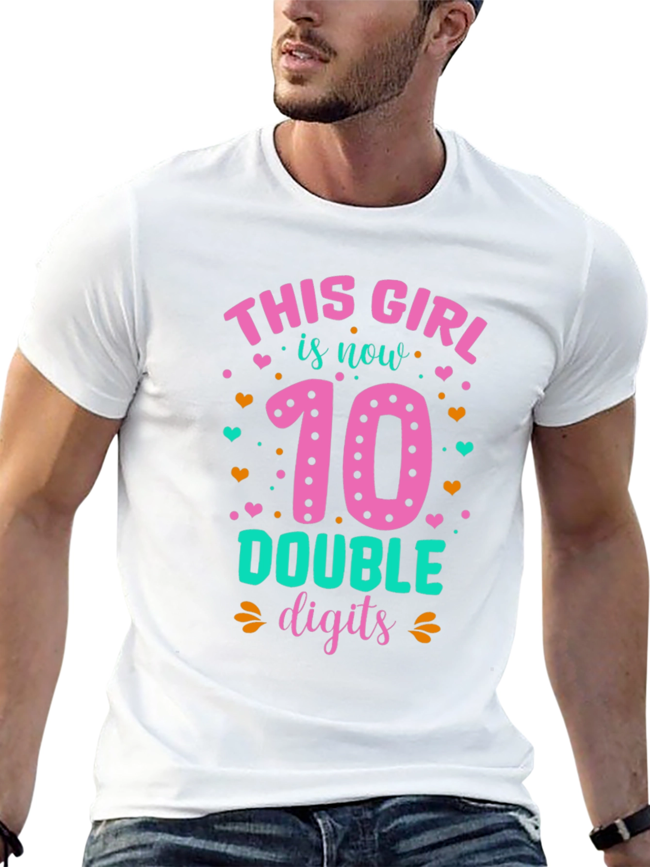 Girls 10th Birthday T-Shirt - Double Digits!