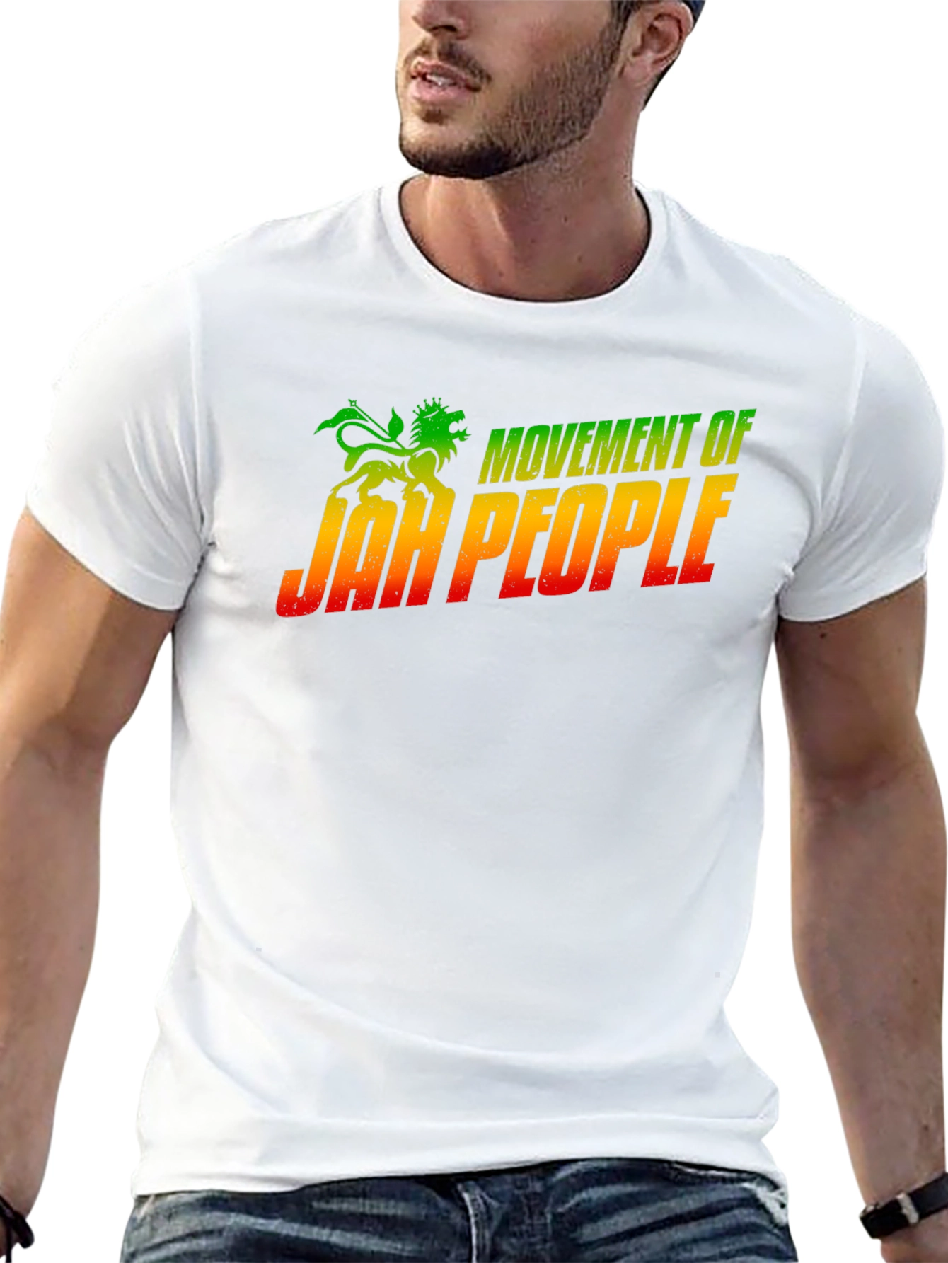 Rasta Jah People Lion T-Shirt Reggae Roots