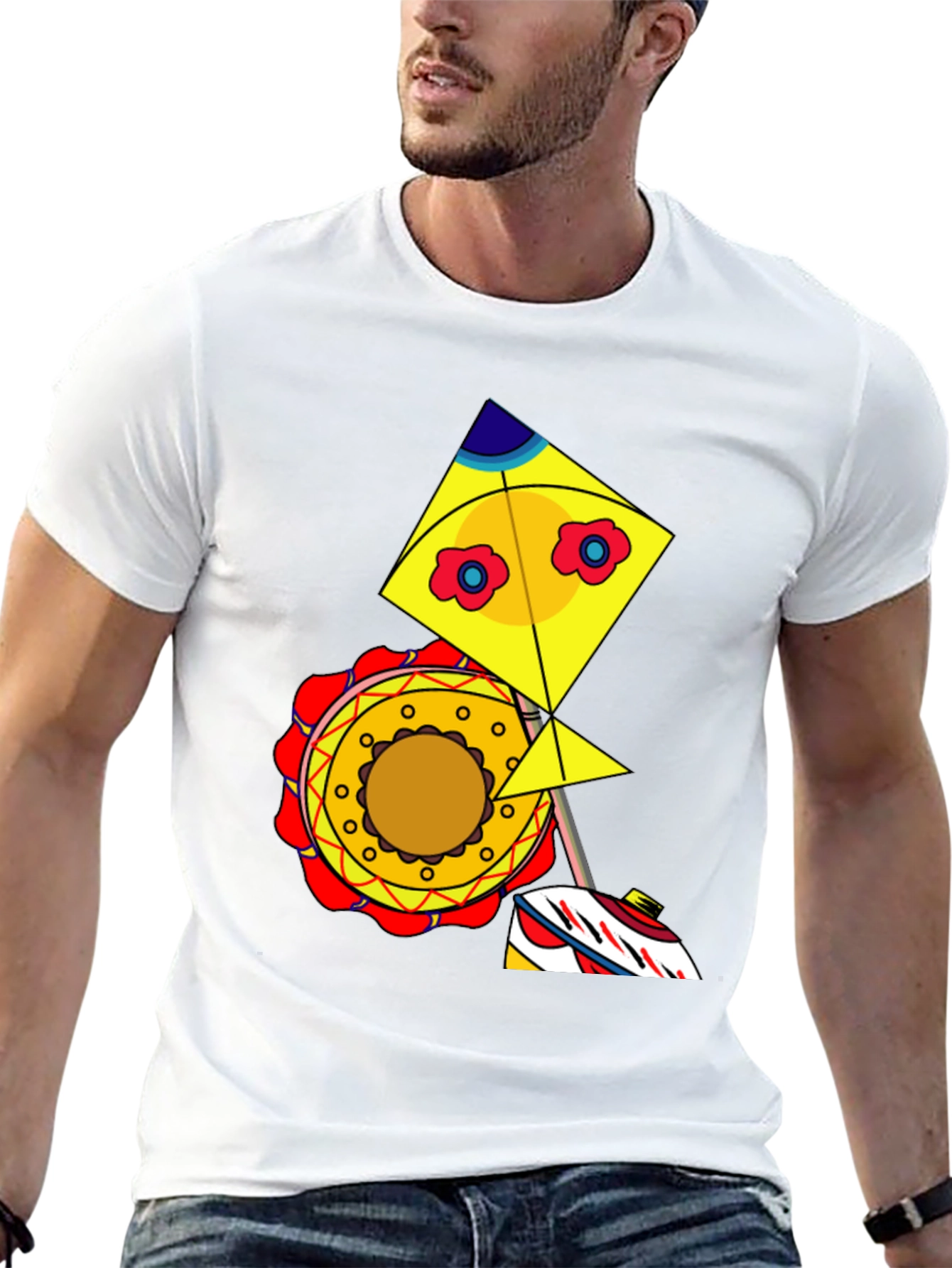 Kite Graphic Tee - Whimsical Design Casual Style