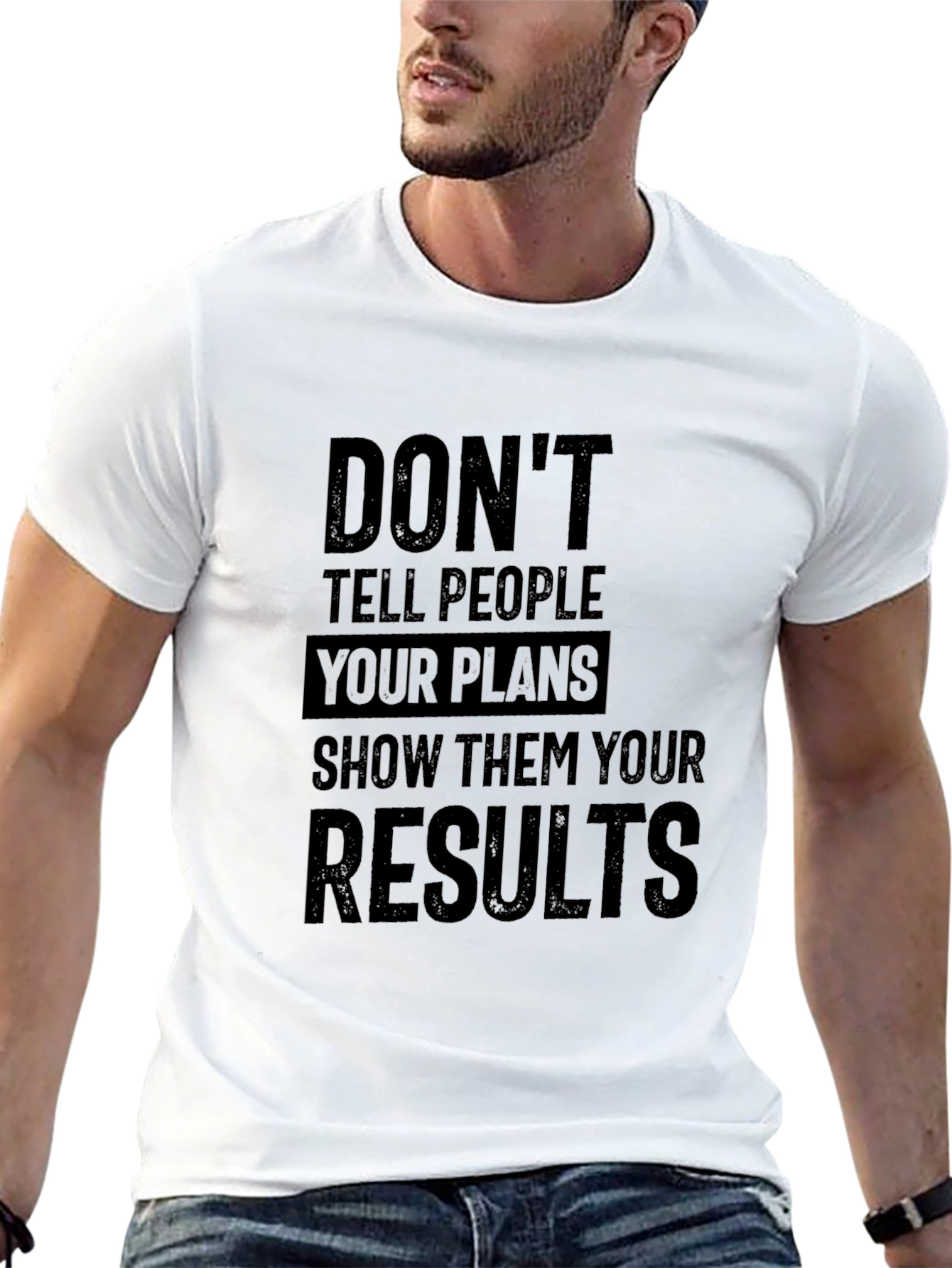 Motivational Graphic T-Shirt - Show Your Results