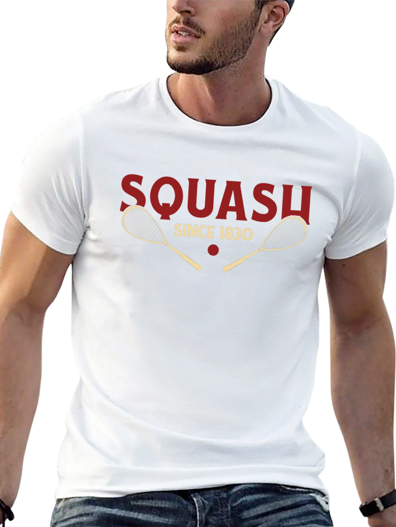 Squash Since 1830 Black T-Shirt