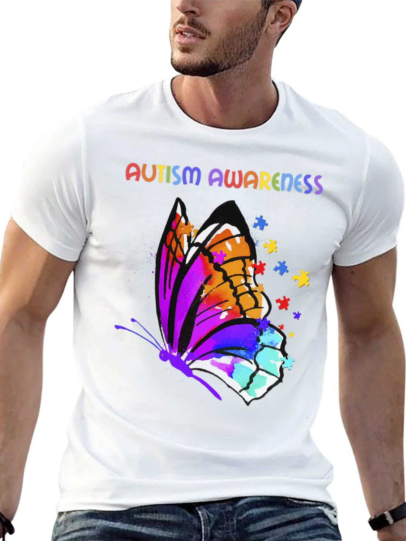 Autism Awareness Butterfly T-Shirt