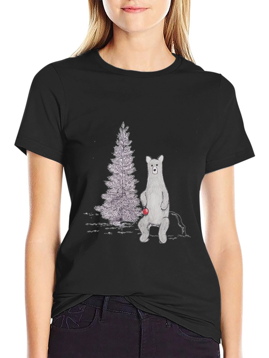 Funny Bear Christmas T-Shirt - Holiday Humor Tee