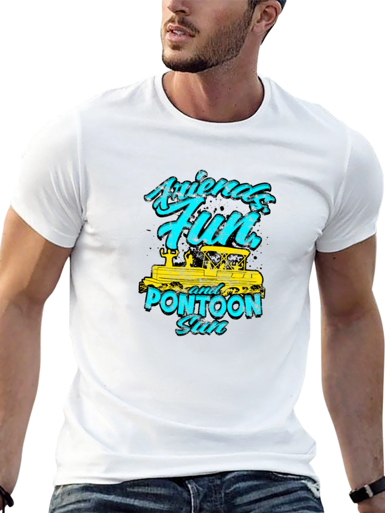 Friends Fun Pontoon Sun Graphic Tee