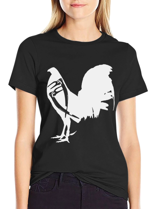 Rooster Graphic Tee - Mens Black T-Shirt