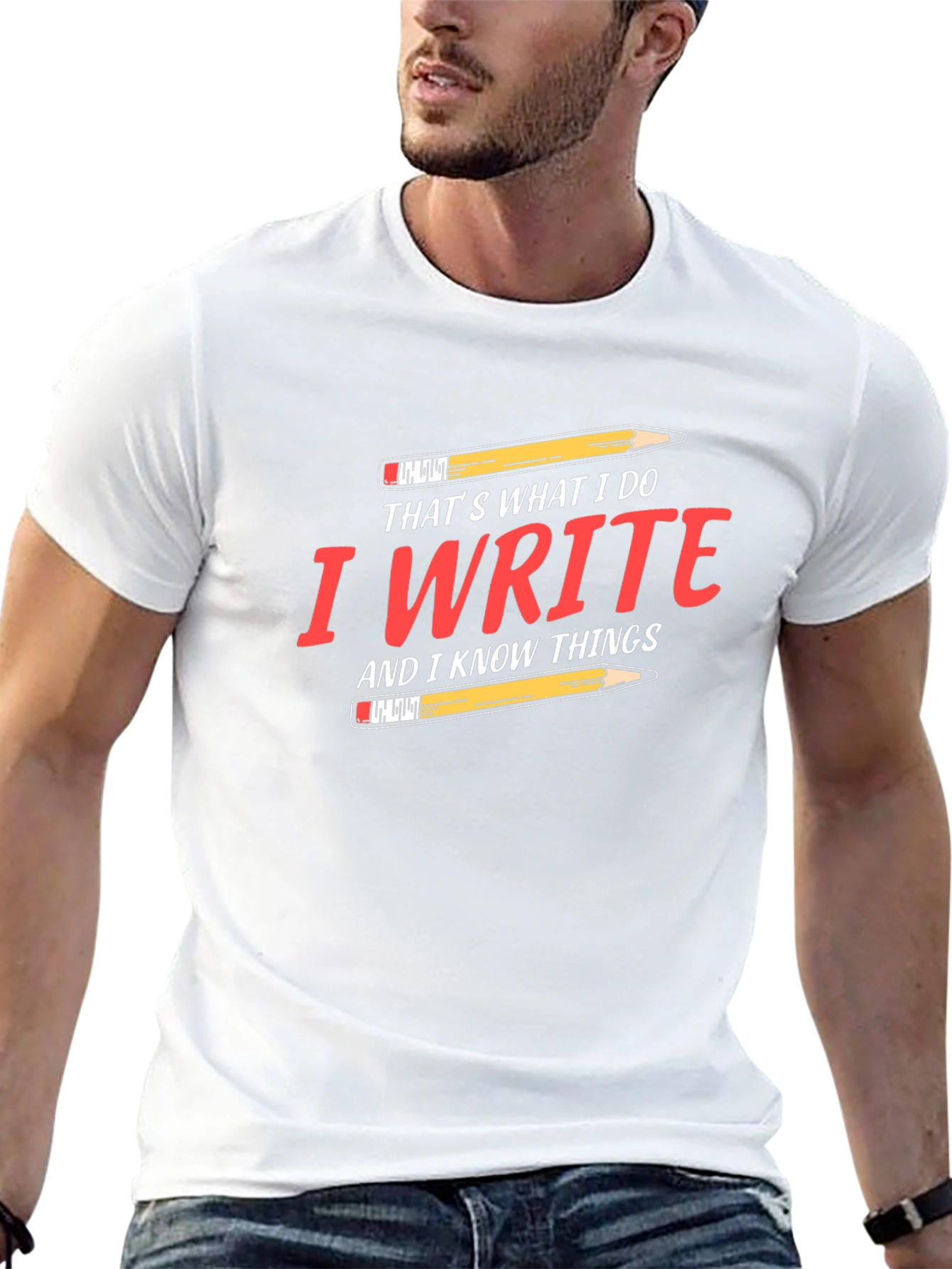 I Write and I Know Things Black T-Shirt