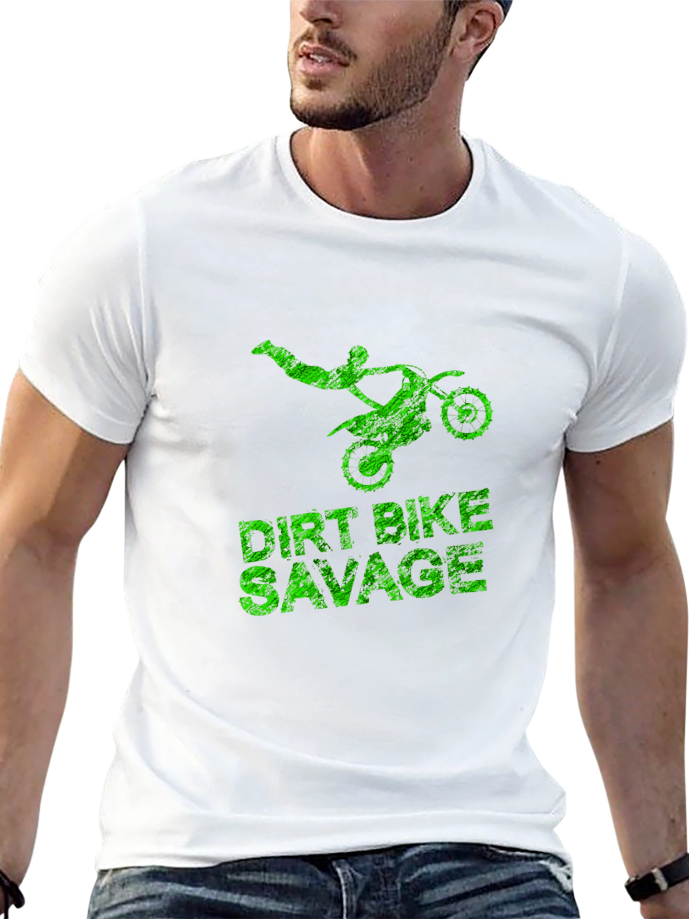 Dirt Bike Savage Graphic T-Shirt