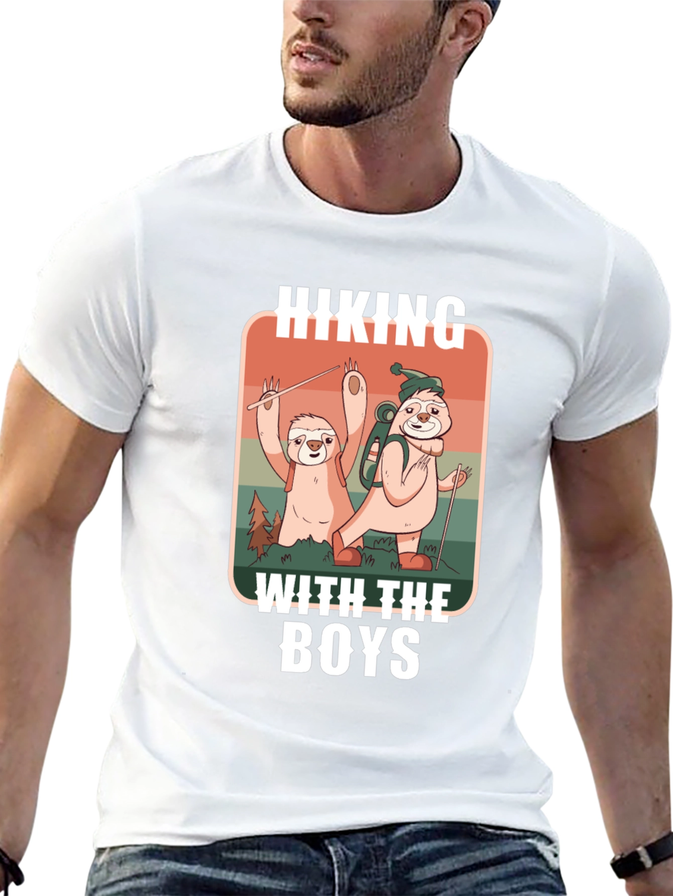 Hiking With The Boys Graphic Tee