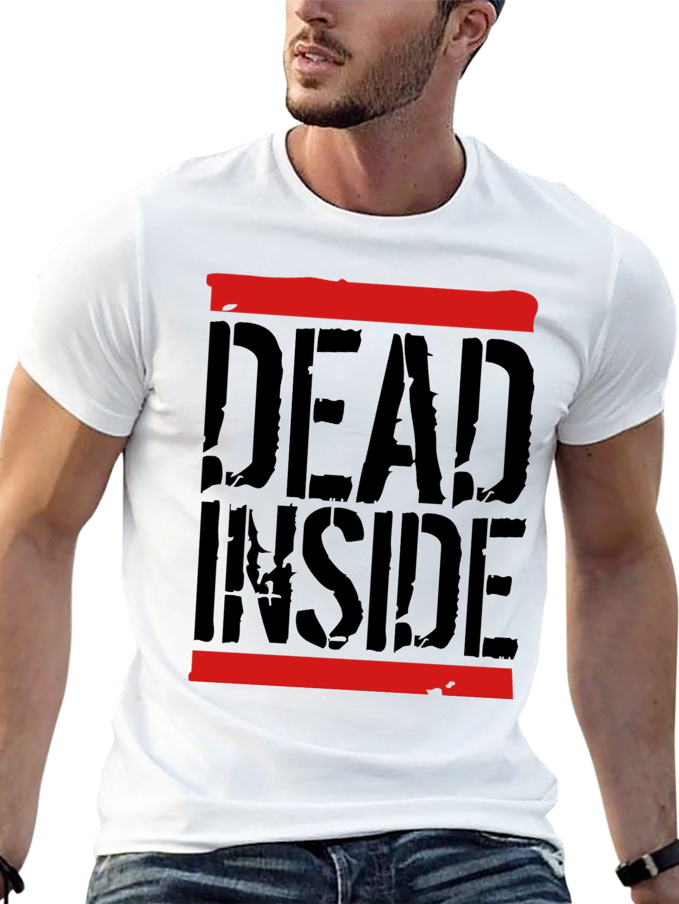 Dead Inside Graphic Tee - Trendy Streetwear