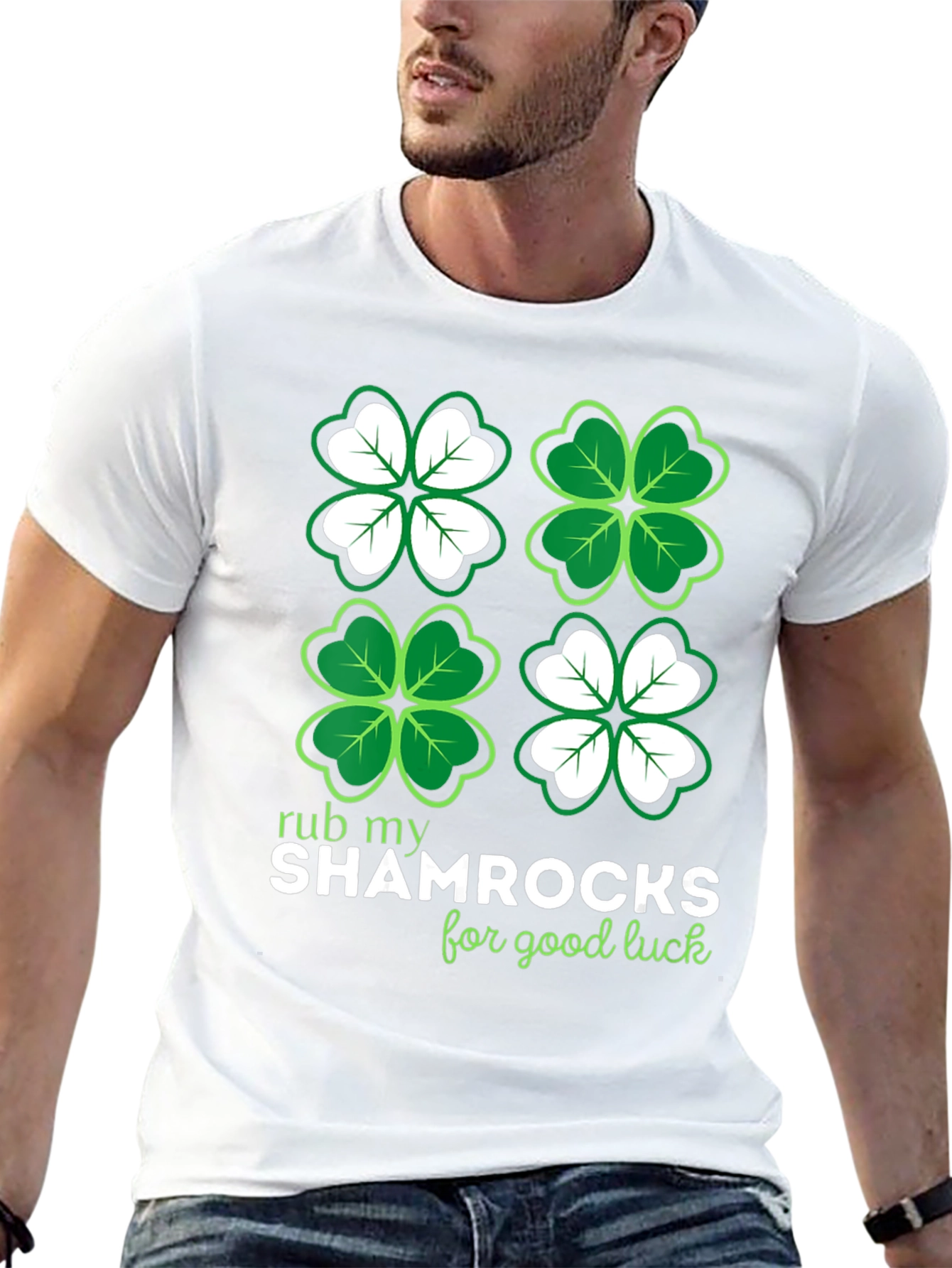 Shamrock Luck Graphic T-Shirt - St. Patricks Day Tee