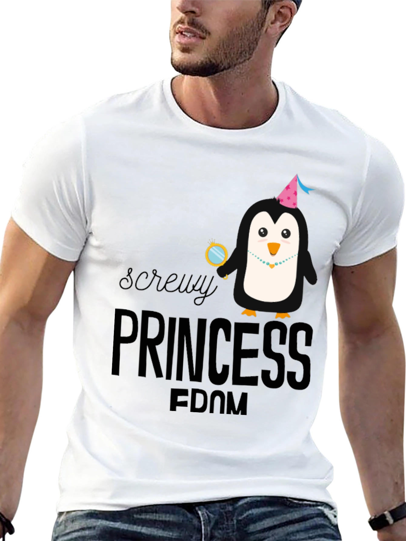 Screw Princessdom Penguin Tee
