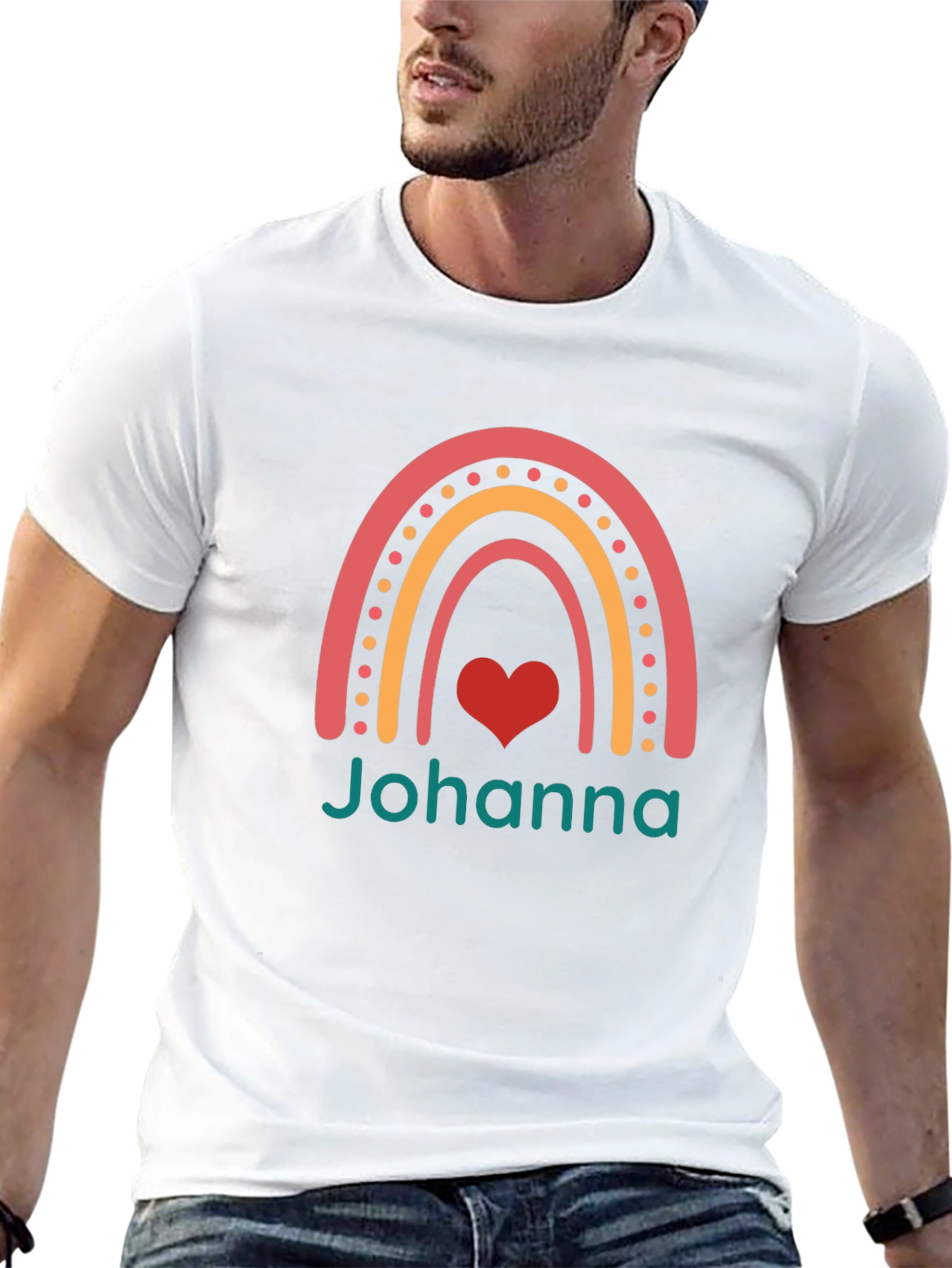 Johanna Rainbow Heart T-Shirt