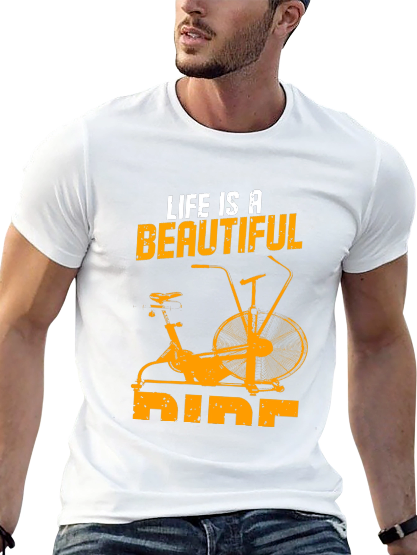 Life is a Beautiful Ride T-Shirt Cycling Tee