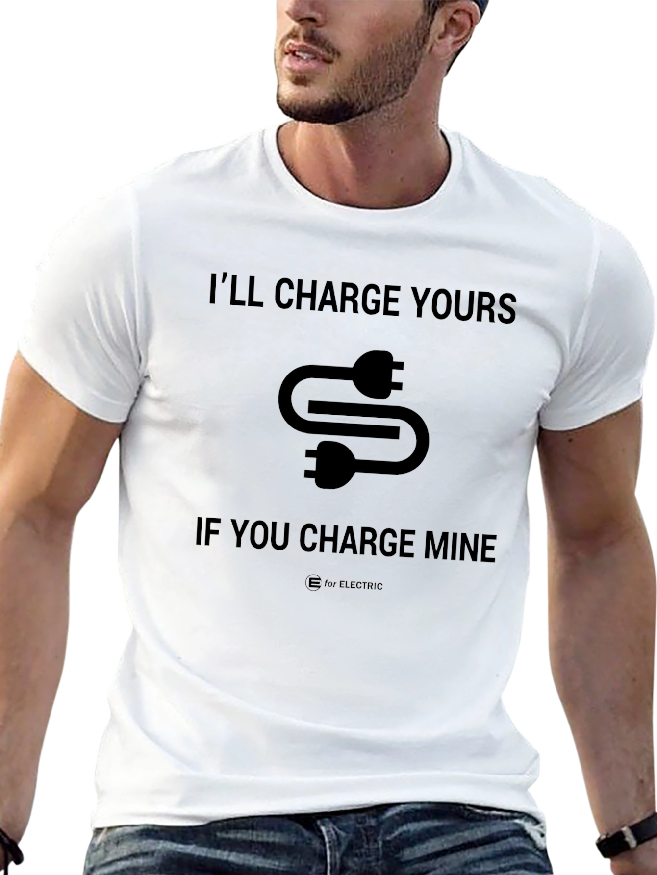 Electric Vehicle Charger Humor T-Shirt