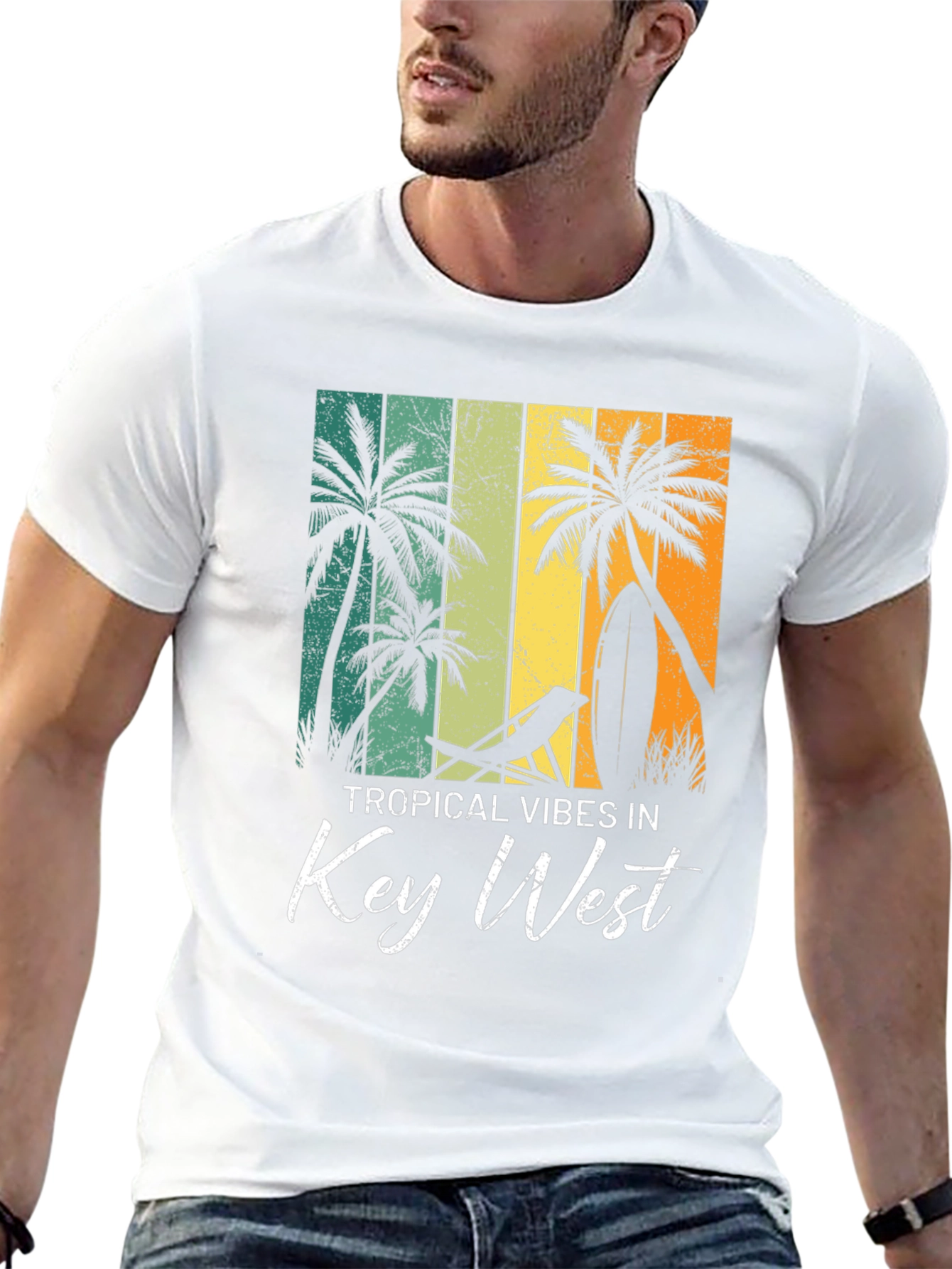 Tropical Vibes in Key West T-Shirt
