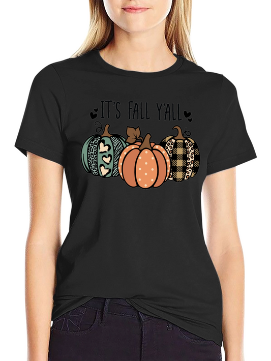 Its Fall Yall Pumpkin T-Shirt