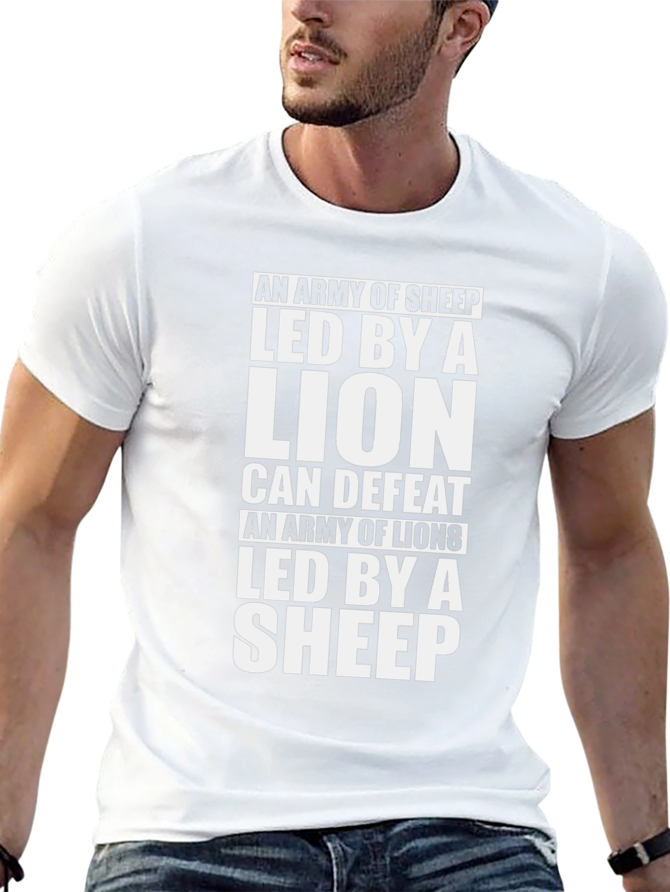 Lion Led Sheep T-Shirt