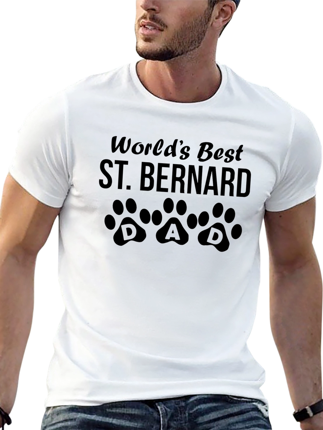 Worlds Best St. Bernard Dad T-Shirt