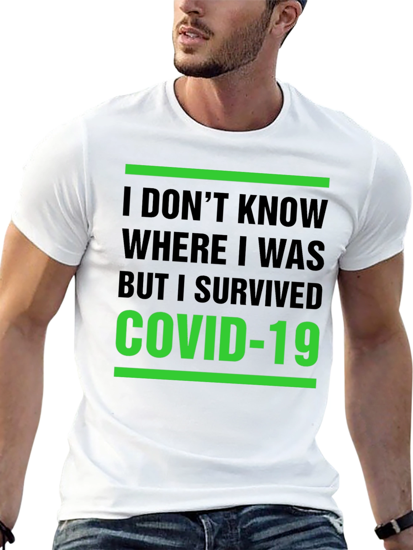 I Survived COVID-19 Graphic T-Shirt