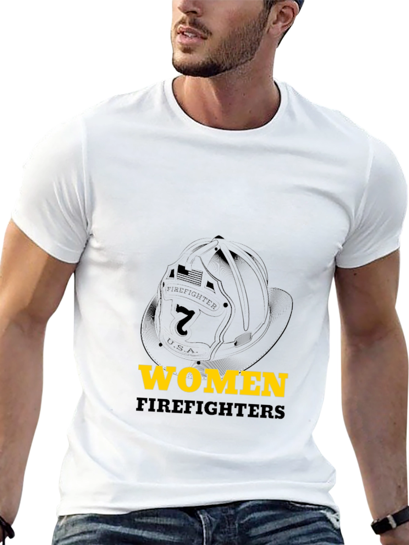 Women Firefighters T-Shirt Fire Rescue Tee