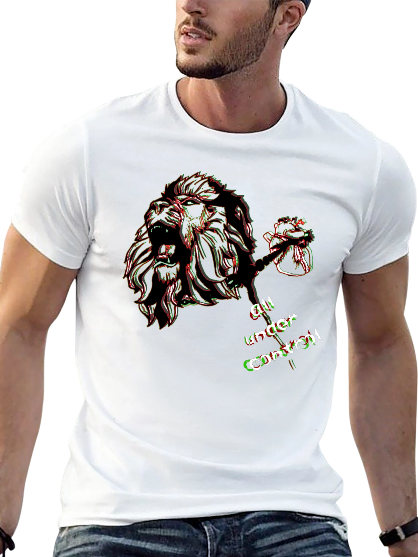 Lion Heart Graphic T-Shirt - All Under Control