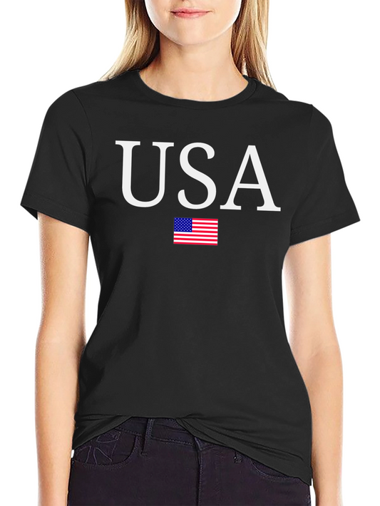 USA Flag Graphic T-Shirt Patriotic Mens