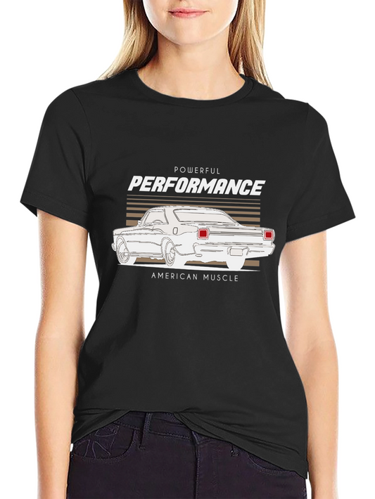 Powerful Performance Muscle Car Graphic Tee