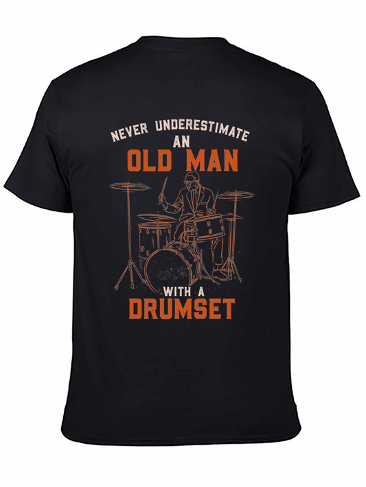 Old Man Drumset T-Shirt