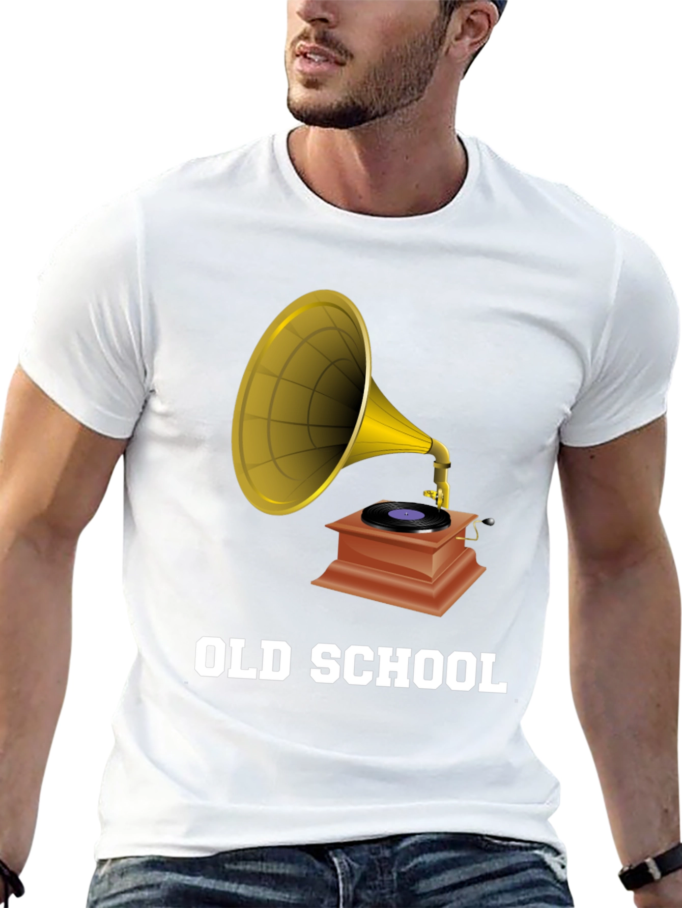 Old School Gramophone T-Shirt