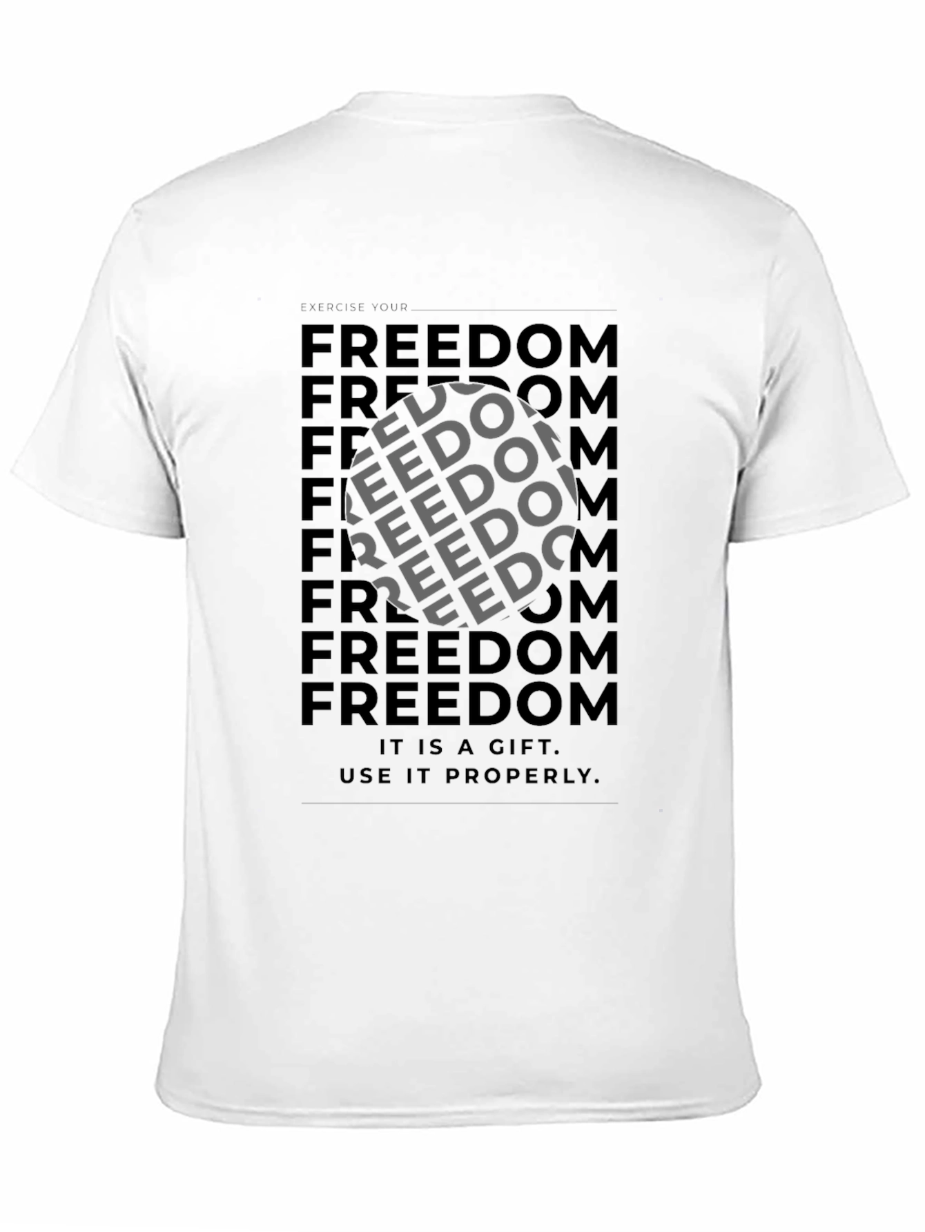Freedom Graphic Print T-Shirt