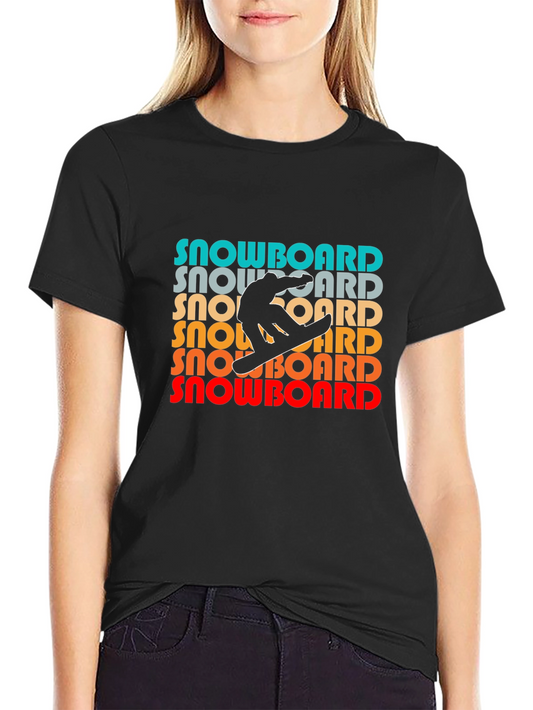 Retro Snowboard T-Shirt