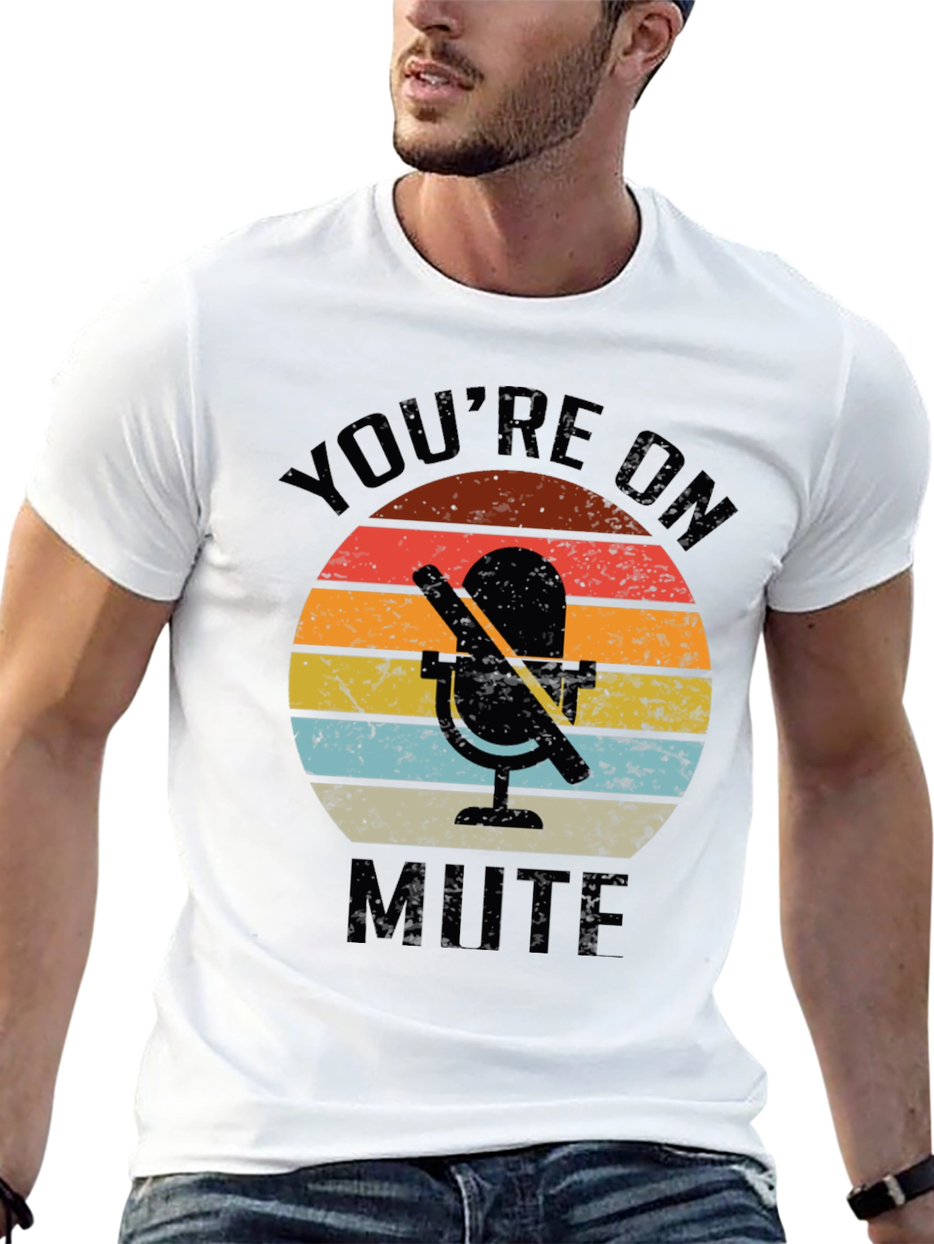 Youre On Mute Retro Graphic Tee