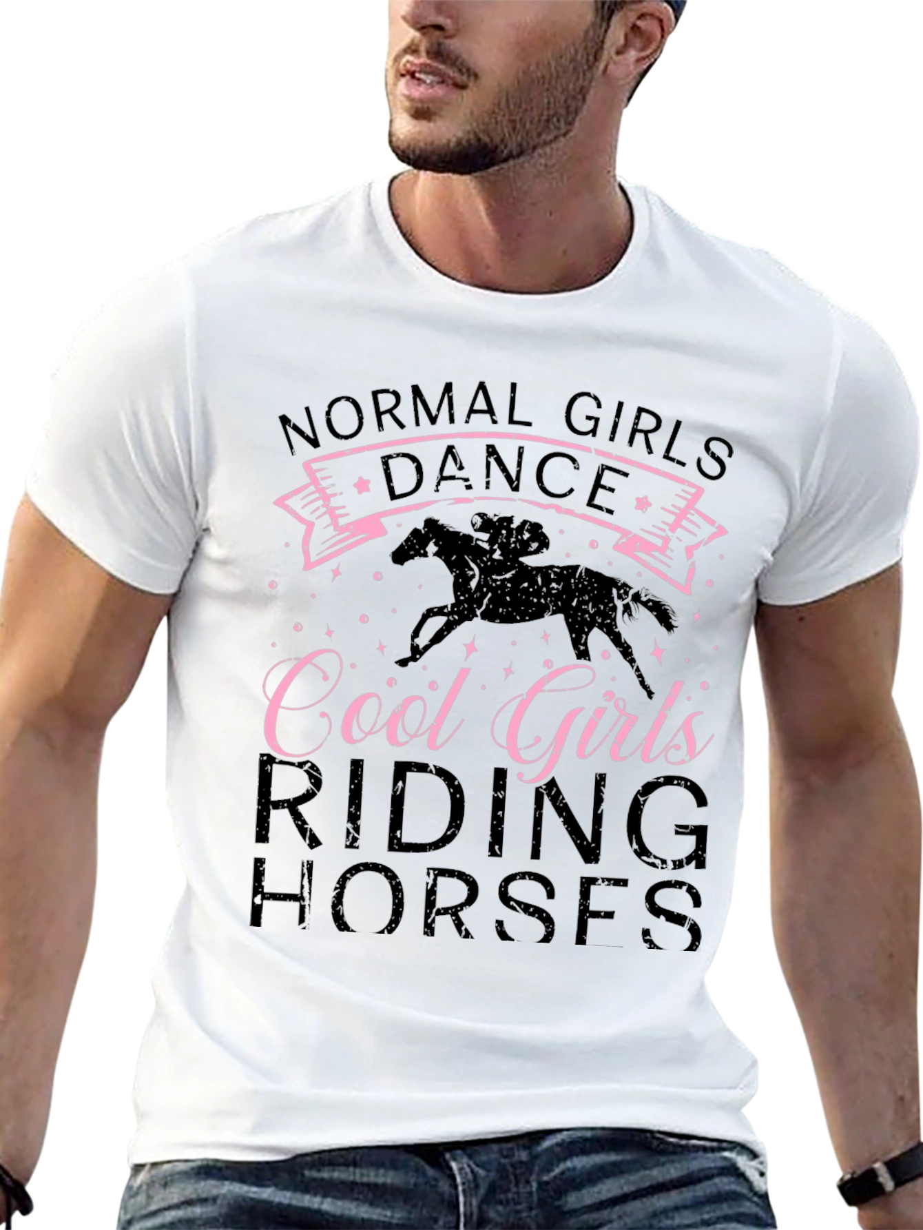 Cool Girls Ride Horses Graphic Tee
