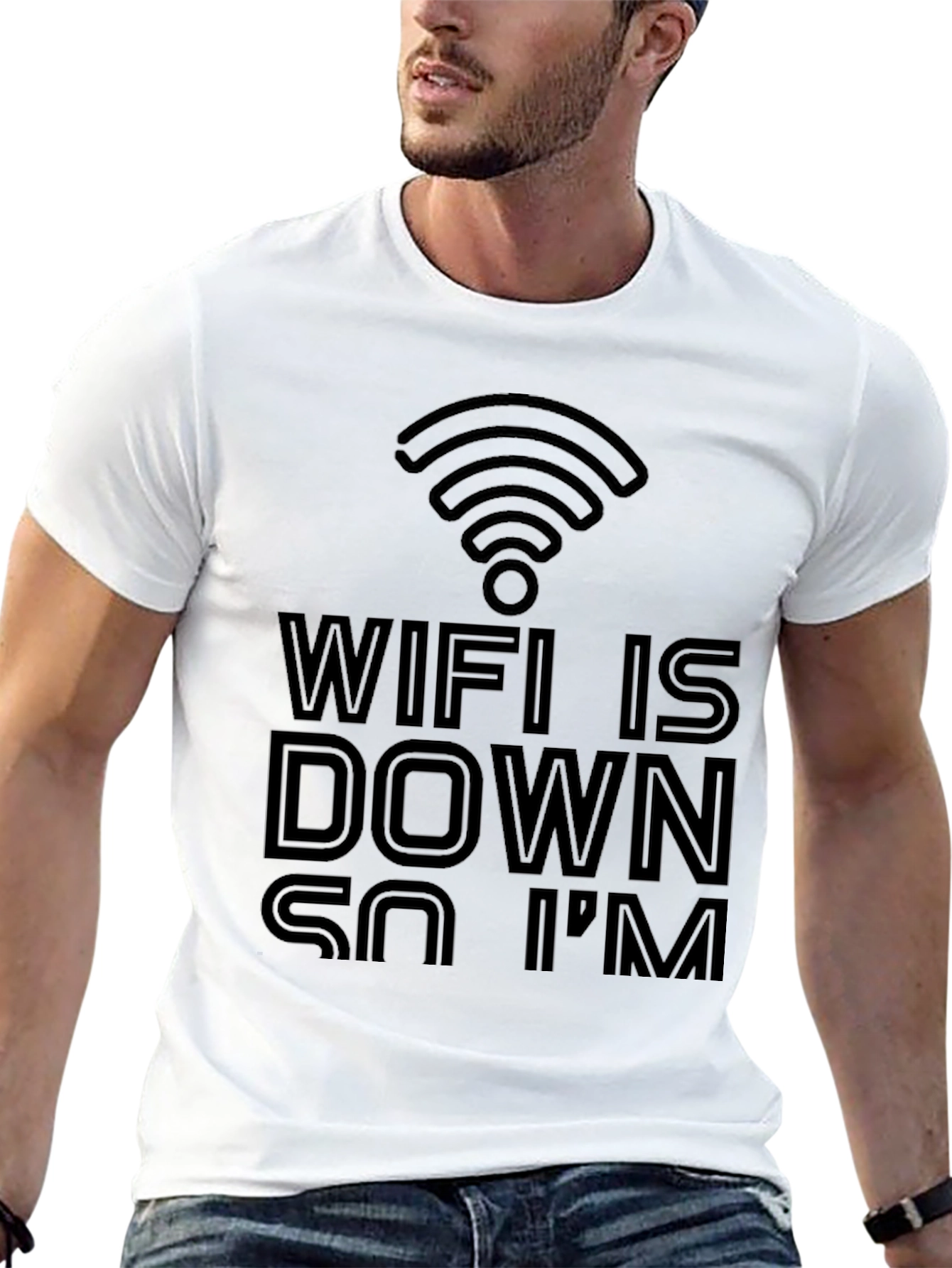 Funny Wifi Is Down T-Shirt - Internet Humor