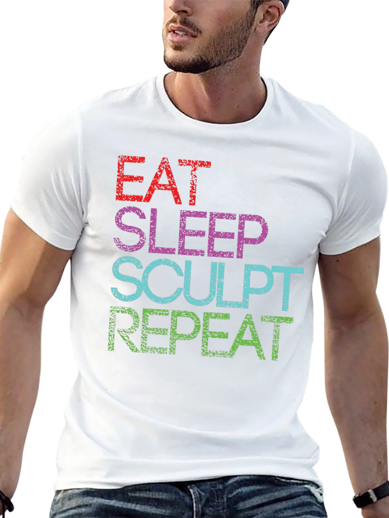 Eat Sleep Sculpt Repeat T-Shirt