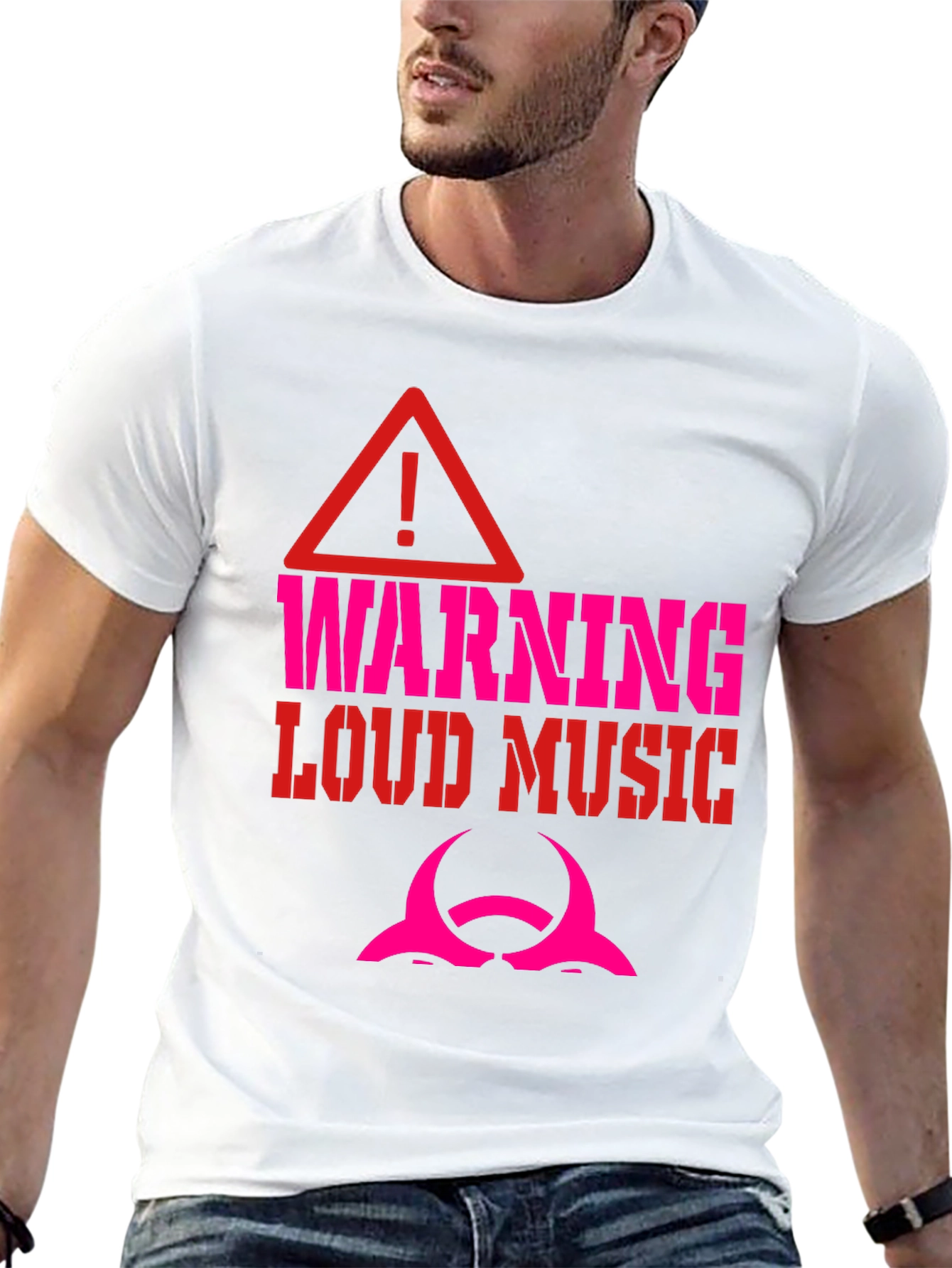 Warning Loud Music Graphic Tee