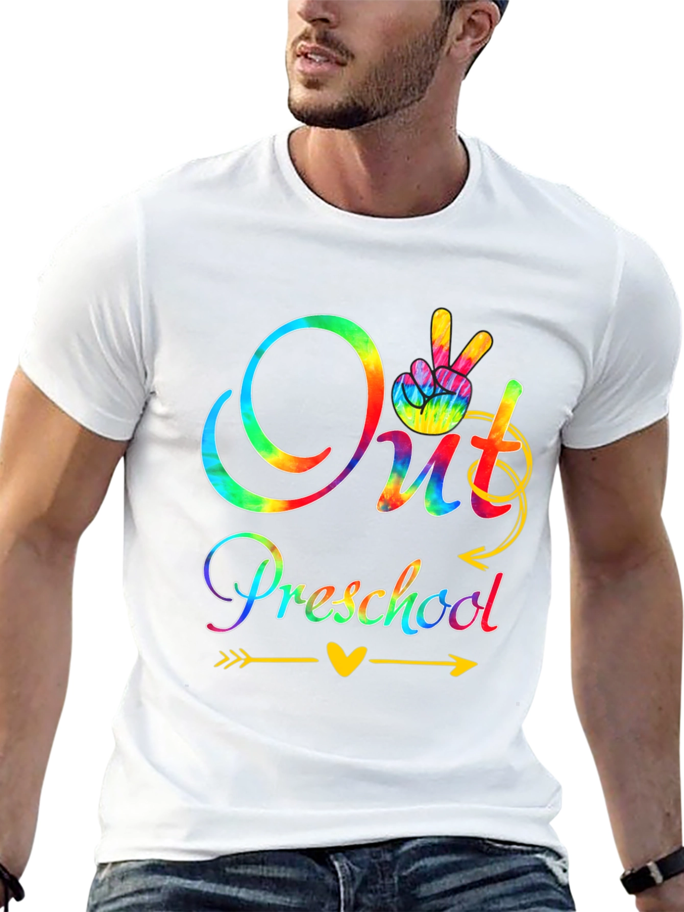 Out Preschool Tie Dye Graphic Tee