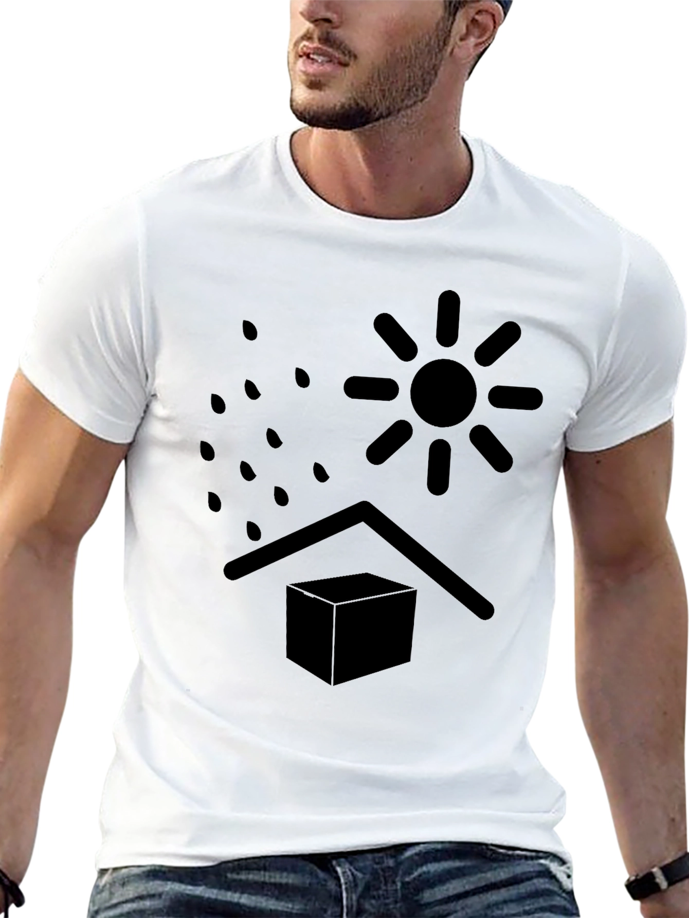 Weather Shield Graphic Tee - Mens Black T-Shirt