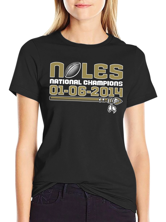 Noles National Champions Black T-Shirt