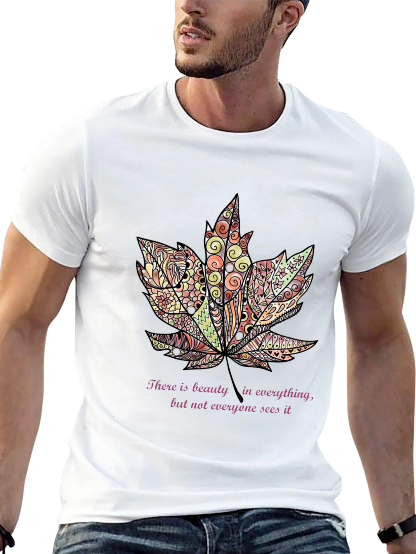 Beauty in Everything Leaf T-Shirt