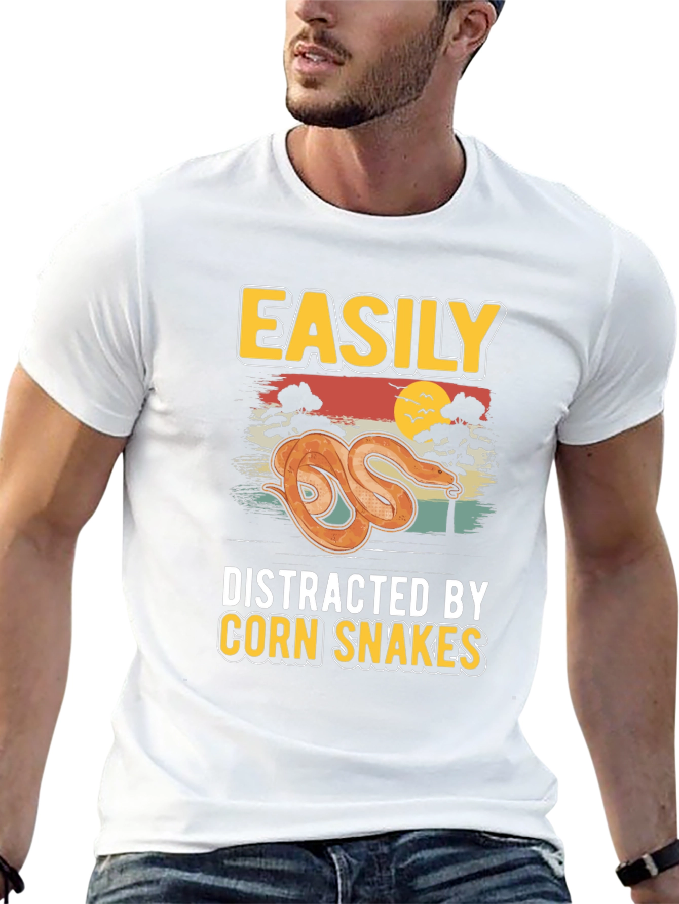 Easily Distracted by Corn Snakes T-Shirt