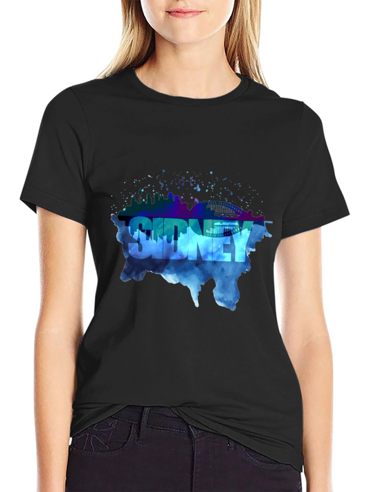 Sydney Skyline Mens Graphic T-Shirt