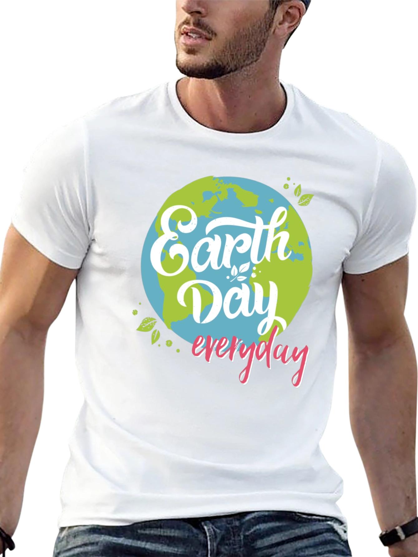 Earth Day Everyday Graphic Tee - Black